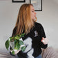 Embroidered Botanical Trailing Plant Unisex Sweatshirt