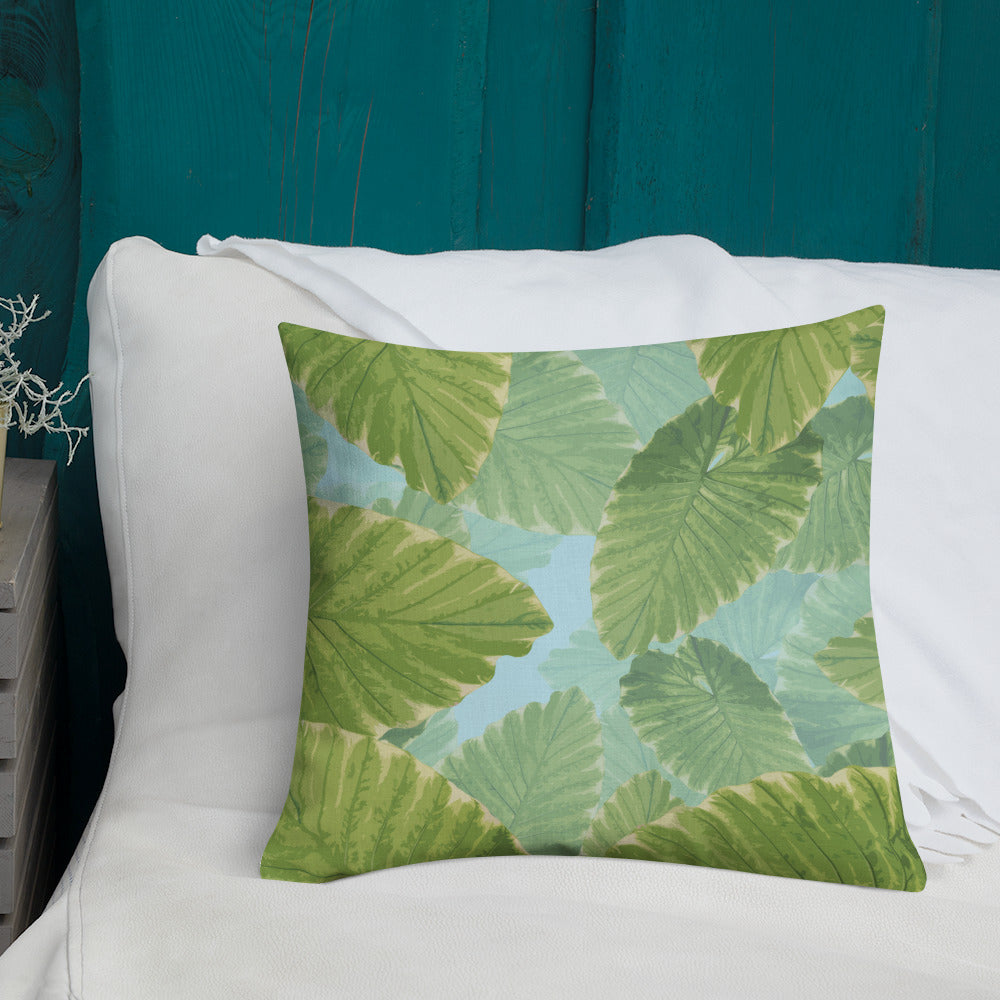 Alocasia Jungle Pillow